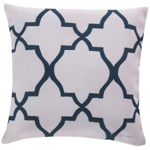 Rain by Surya Design Poly Fill Pillow Navy/Beige 18 x 18 Rg029-1818 - All