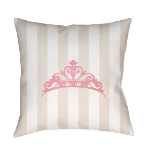 Crown by Surya Poly Fill Pillow Beige 20 x 20 Lil023-2020 - All