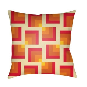 Modern by Surya Pillow Red/Butter/Yellow 22 x 22 Md085-2222 - All