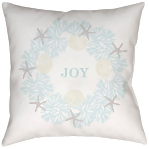 Coastal Joy by Surya Poly Fill Pillow White 18 x 18 Phdcj001-1818 - All