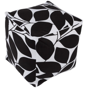 Somerset Pouf by Surya Black/White Smpf004-161618 - All