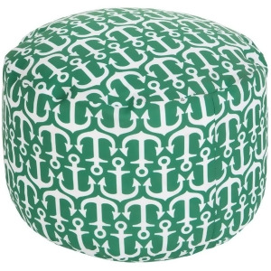 Sp Anchor Pouf by Surya Grass Green/Ivory Pouf-303 - All