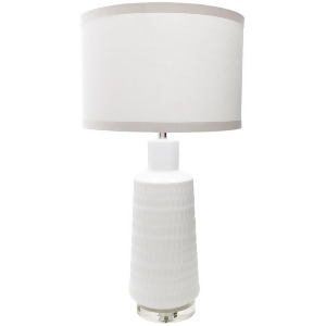 Mcrae Table Lamp by Surya Glazed/White Shade Mce100-tbl - All
