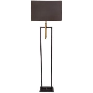 Blythe Floor Lamp by Surya Antiqued Base/White Shade Bly-001 - All