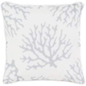 Coral by Surya Poly Fill Pillow Medium Gray/White 20 x 20 Co005-2020 - All