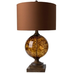 Belgrave Table Lamp by Surya Base Tortoise/Brown Shade Beg-100 - All