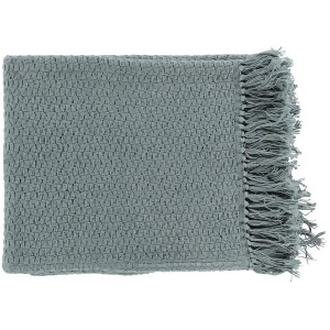 Tressa by Surya Throw Blanket Medium Gray Tss4002-5060 - All
