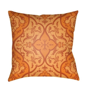Yindi by Surya Poly Fill Pillow Bright Orange/Burnt Orange 22 x 22 Yn024-2222 - All