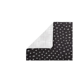 Babyletto Tuxedo Monochrome 2-in-1 Play Toddler Blanket T11562 - All