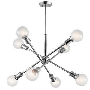 Kichler Armstrong Chandelier 8Lt Chrome 43118Ch - All