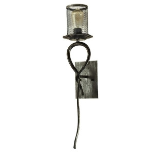 Springdale 1 Light Ernie Wall Sconce With Bulb Antique Bronze Spw15016 - All