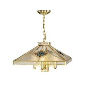 Springdale Lighting Clear Fused 4-Light Hanging Fixture Gold Sth12022 - All