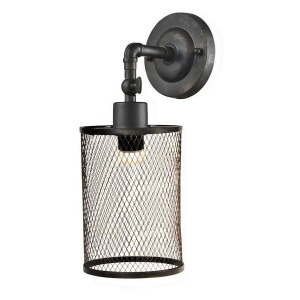 Springdale Lighting 1 Light Ritchie Wall Sconce Antique Bronze Spw15018led - All