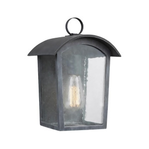 Feiss Hodges 1 Light Outdoor Wall Lantern 7x11.75' Ash Black Ol13300ablk - All