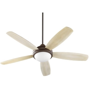 Quorum Colton 3 Ceiling Fan Oiled Bronze/Satin Opal 36525-9186 - All
