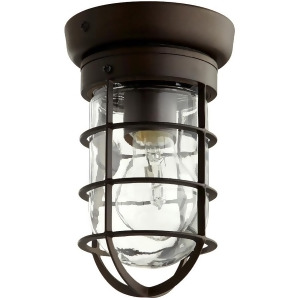 Quorum Bowery 1 Light 4.5 Ceiling Mount Oiled Bronze 7282-86 - All