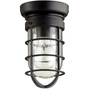 Quorum Bowery 1 Light 4.5 Ceiling Mount Noir 7282-69 - All