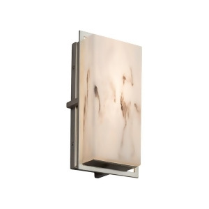 Justice Design Led LumenAria Avalon Small In/Out Sconce Nickel Fal-7562w-nckl - All
