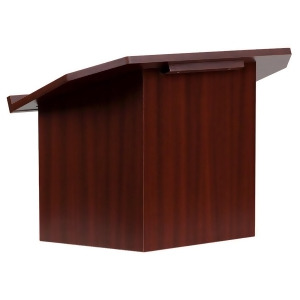 Flash Furniture Foldable Mahogany Tabletop Lectern Mt-m8833-lect-gg - All