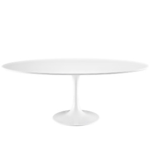 Modway Furniture Lippa 78 Wood Top Dining Table White Eei-1657-whi - All