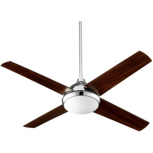 Quorum Quest 1 Ceiling Fan Polished Nickel 68524-62 - All