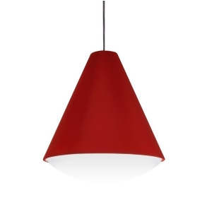 Dainolite 14W Led Pendant with Empire Shade Red Emled-13p-rd - All
