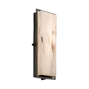 Justice Design Led LumenAria Avalon Large In/Out Sconce Black Fal-7564w-mblk - All