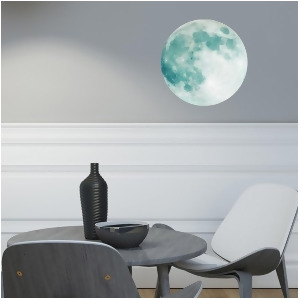 Walplus Glow in Dark Moon White 30cm x 30cm Fl1073 - All