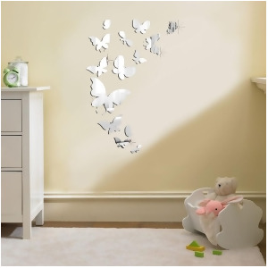 Walplus 14 Mirror Butterflies Wall Art Wsm2057 - All