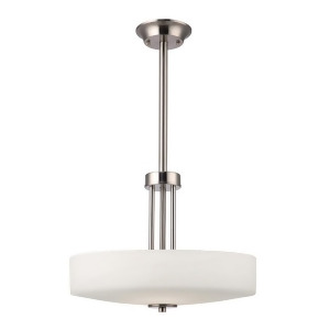 Canarm Quincy 3 Light Bowl Chandelier Brushed Nickel Ich431a03bn16 - All