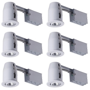 Canarm 3 Recessed Can 6 Pack Rn3rc1wh-6c - All