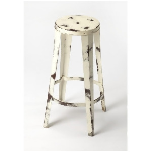 Butler Levant Rustic Industrial Counter Stool White 3785330 - All