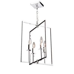 Artcraft Allston 4 Light Chandelier 15x15x19.5 Chrome Ac10720ch - All