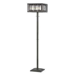 Z-lite Meridional 3 Lt Floor Lamp Bronze Bronze Out/Clear Reeded In Z16-58fl - All