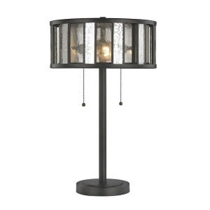 Z-lite Juturna 2 Lt Table Lamp Bronze Silver Out/Clear Seed In Z14-57tl - All