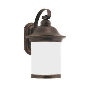 Sea Gull Hermitage 1 Lt 100W Outdoor Wall Lantern 9x15.25 Bronze 89192-71 - All