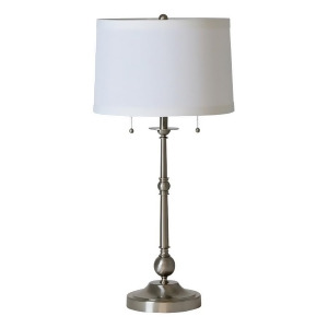 House of Troy Essex 30 Twin Pull Table Lamp Satin Nickel E951-sn - All