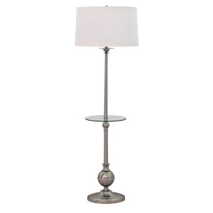 House of Troy Essex 56 Floor Lamp with Table Satin Nickel E902-sn - All