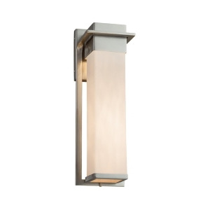 Justice Design Led Clouds Pacific Large Outdoor Sconce Nickel Cld-7544w-nckl - All