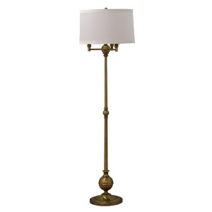 House of Troy Essex 63 Six-Way Floor Lamp Antique Brass E903-ab - All