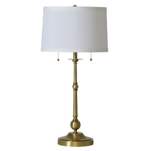 House of Troy Essex 30 Twin Pull Table Lamp Antique Brass E951-ab - All