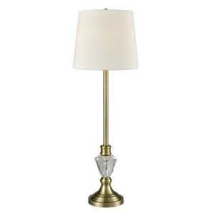 Dale Tiffany Curzon Crystal Table Lamp Antique Brass Sgb16148 - All
