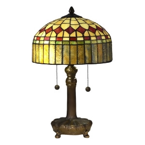 Dale Tiffany Mayor Island Tiffany Table Lamp Antique Bronze Tt16083 - All