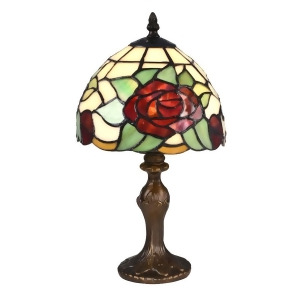 Dale Tiffany Indian Rose Accent Lamp Antique Bronze Stt16088 - All