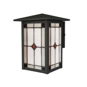 Dale Tiffany Mayan Outdoor Tiffany Wall Sconce Mica Black Stw16132 - All