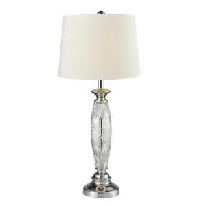 Dale Tiffany Powis 24% Lead Crystal Table Lamp Polished Chrome Sgt16160 - All