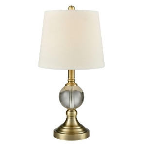 Dale Tiffany Cadogan Crystal Table Lamp Antique Brass Sgt16147 - All