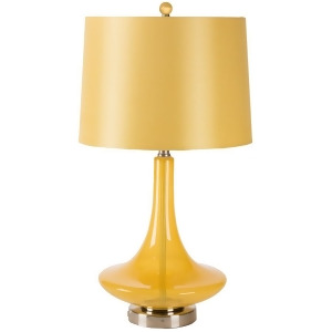 Zoey Table Lamp by Surya Transparent Yellow/Yellow Shade Zolp-006 - All