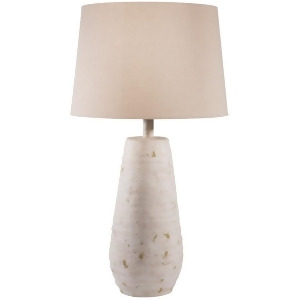 Maggie Table Lamp by Surya Antiqued White/Oatmeal Shade Mglp-001 - All