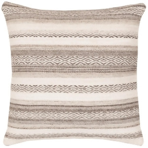 Isabella by Surya Down Pillow Lt.Gray/White/Charcoal 18 x 18 Ib002-1818d - All